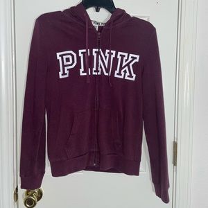 VS Pink maroon red jacket